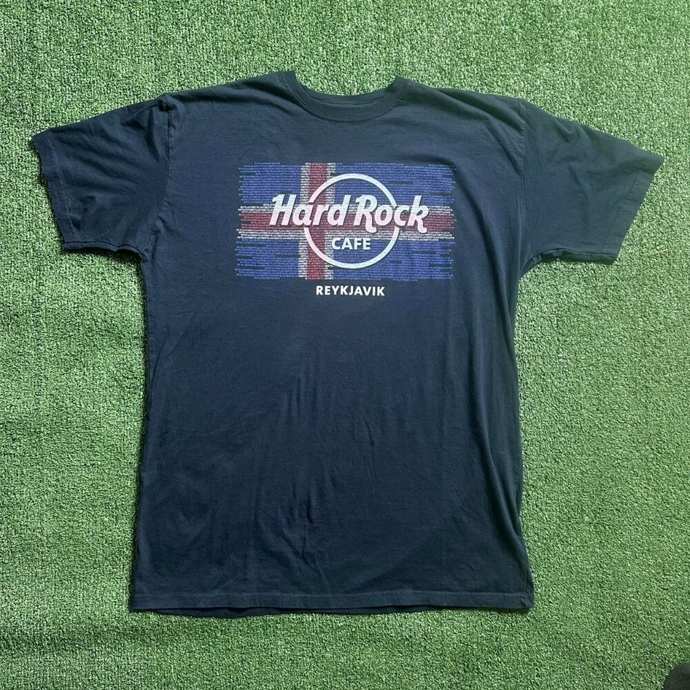 Hard Rock Cafe Men's Navy T-shirt